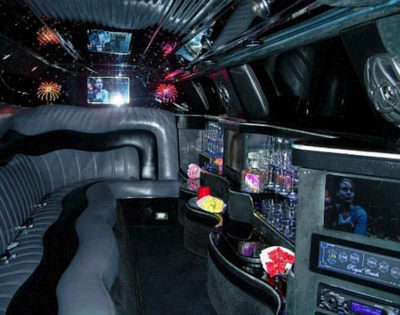 Interior of Chrysler 300 Limo 